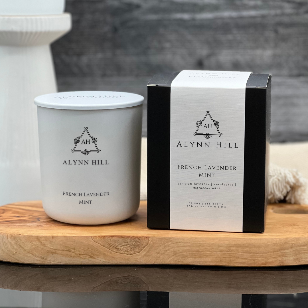 French Lavender Mint Lux Candle