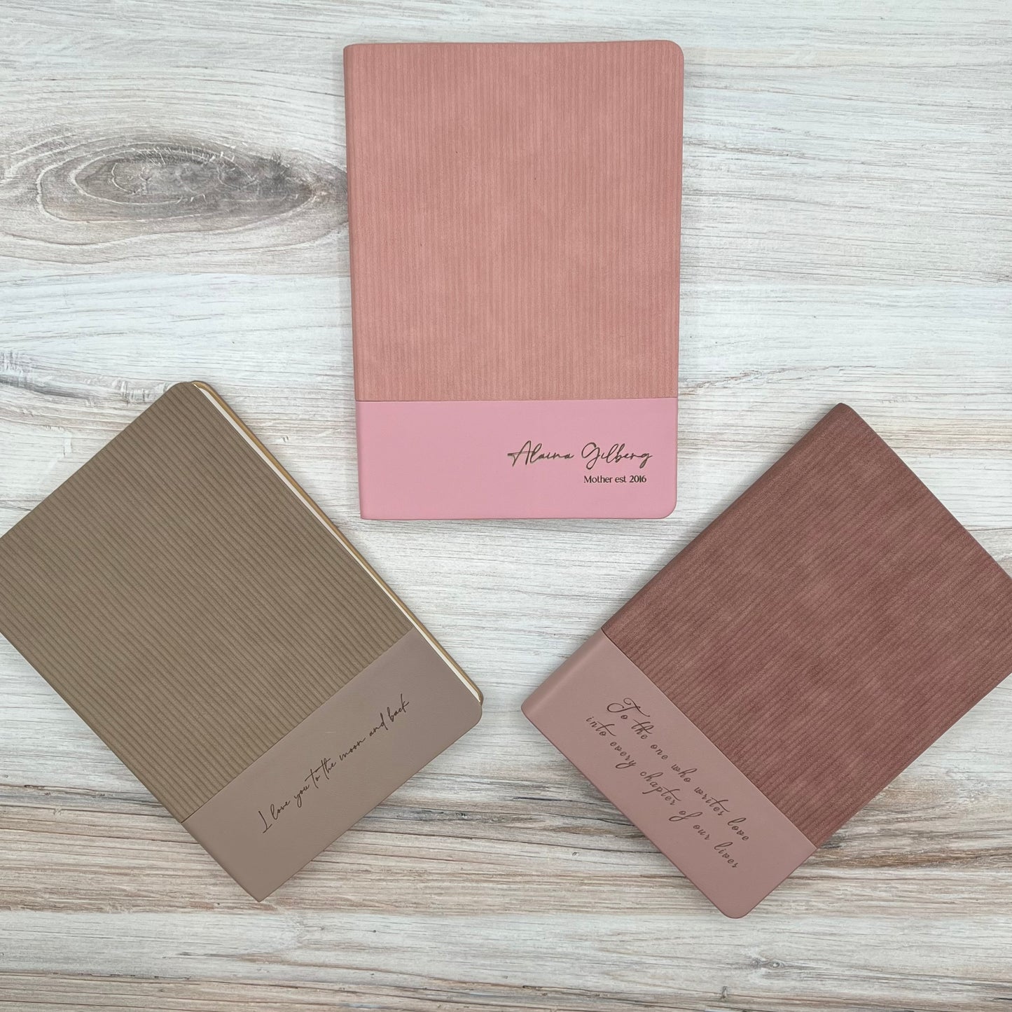 Vegan Leather Dual Textured Vintage A5 Journal