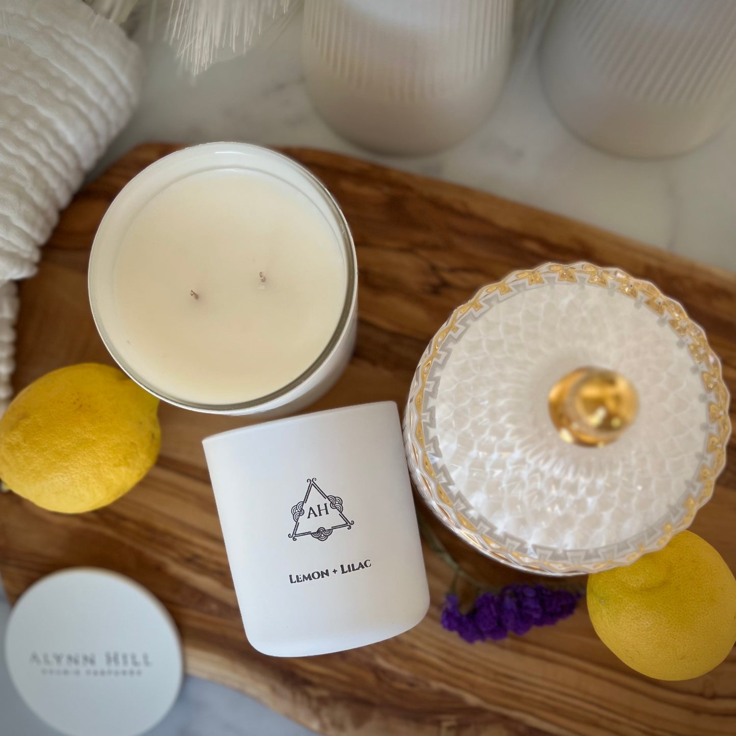 Lemon Lilac Lux Candle